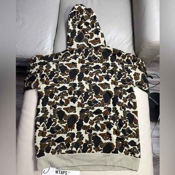 NWT - WTAPS Men’s Relaxed Fit Camo Hoodie - Made in Japan - Size 2 / US M - Picture 10 of 13